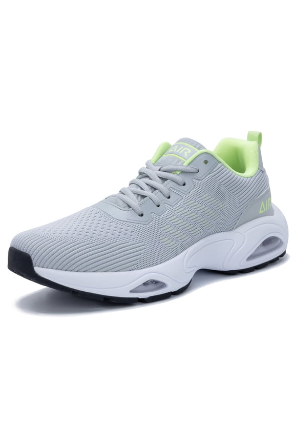 Men's Air Cushion Running Shoes Lightweight Breathable Walking Shoes Non Slip Fashion Sneakers Mesh Workout Casual Sports Shoes