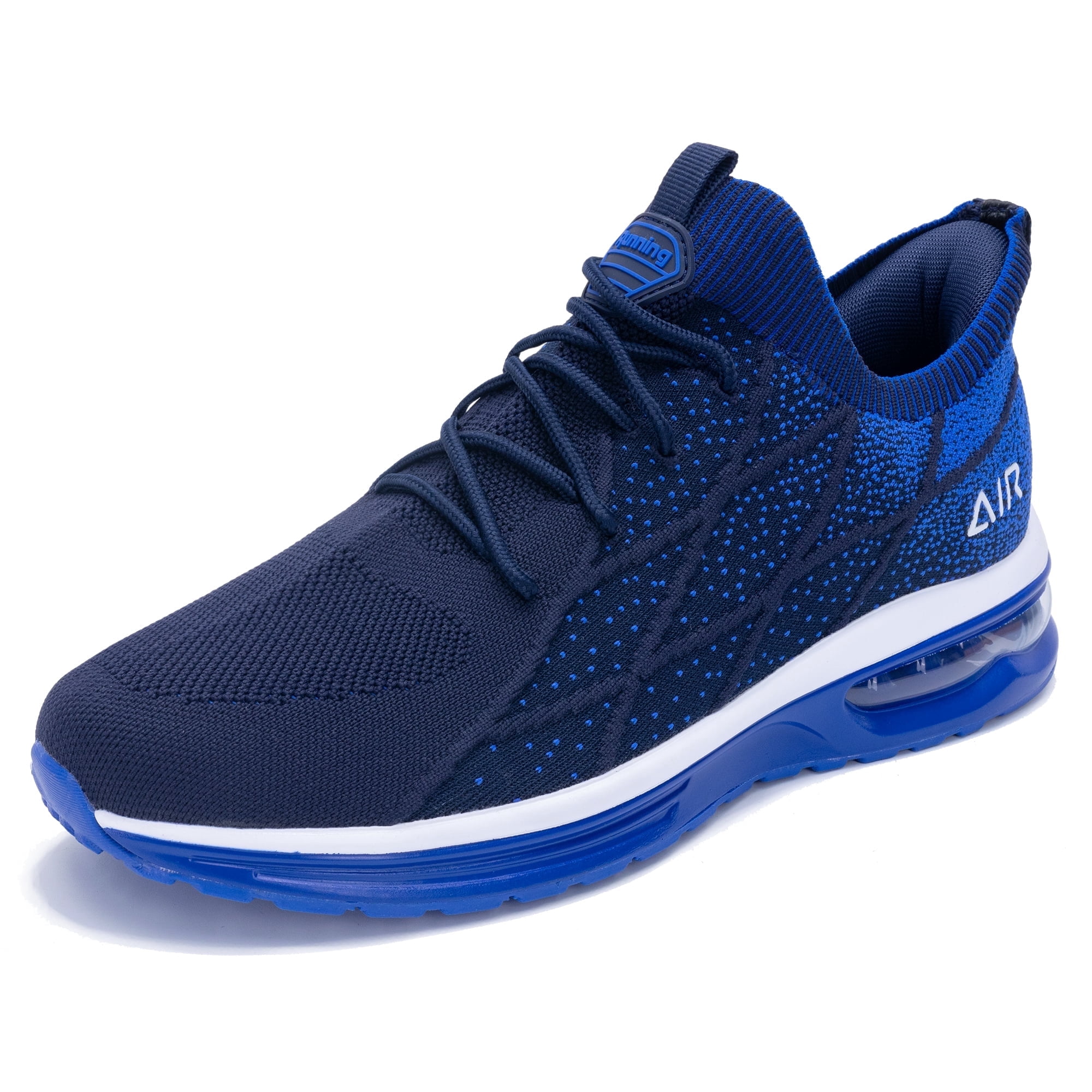 Mens Air Running Shoes Slip On Walking Shoes Non Slip Athletic Breathable Workout Lightweight Casual Sport Jogging Gym Tennis Fashion Sneakers