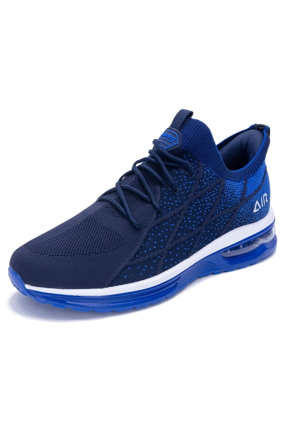 Mens Air Running Shoes Slip On Walking Shoes Non Slip Athletic Breathable Workout Lightweight Casual Sport Jogging Gym Tennis Fashion Sneakers