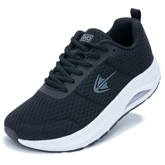 BROYON Women's Wide Toe Box Walking Shoes with Arch Support for Plantar Fasciitis Comfort Tennis Orthotic Sneakers Wide Width Athletic Footwear US 6-11