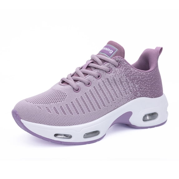 BROYON Womens Walking Shoes Slip on Air Running Shoes Fashion Sneakers Casual Fitness Gym Jogging Workout Ladies Nursing Work Easy Put On Athletic US 5.5-11