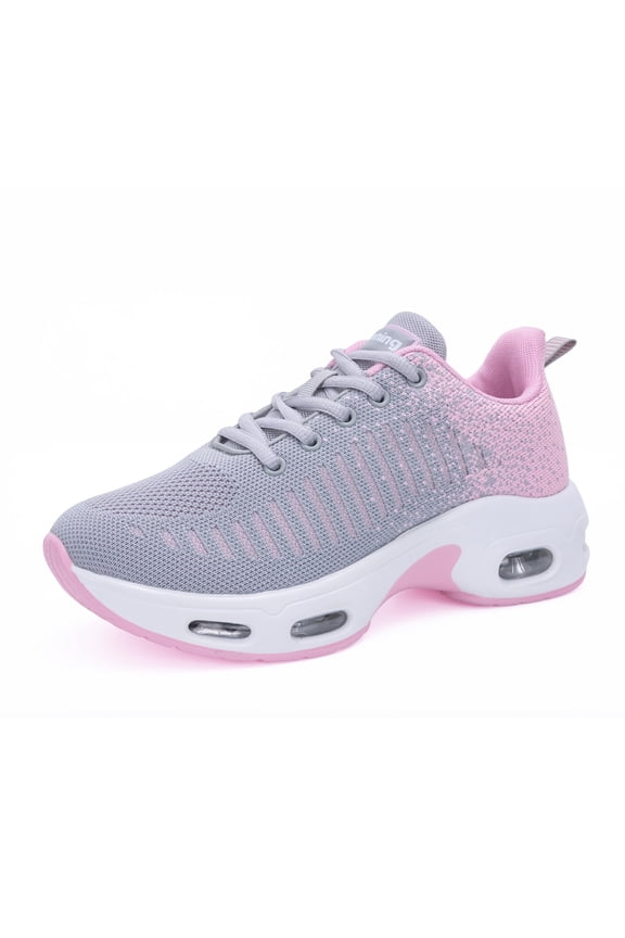 Womens Walking Shoes Slip on Air Running Shoes Fashion Sneakers Casual Fitness Gym Jogging Workout Ladies Nursing Work Easy Put On Athletic US 5.5-11