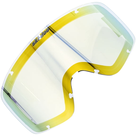 BRP 4486720026 Ski-Doo EDGE Goggles Chromed RPM Replacement Lens UV - Hi-Vis Yellow - One