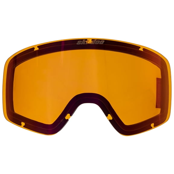 BRP 4486720030 Ski-Doo EDGE Goggles Chromed RPM Replacement Lens UV - Red - One Size