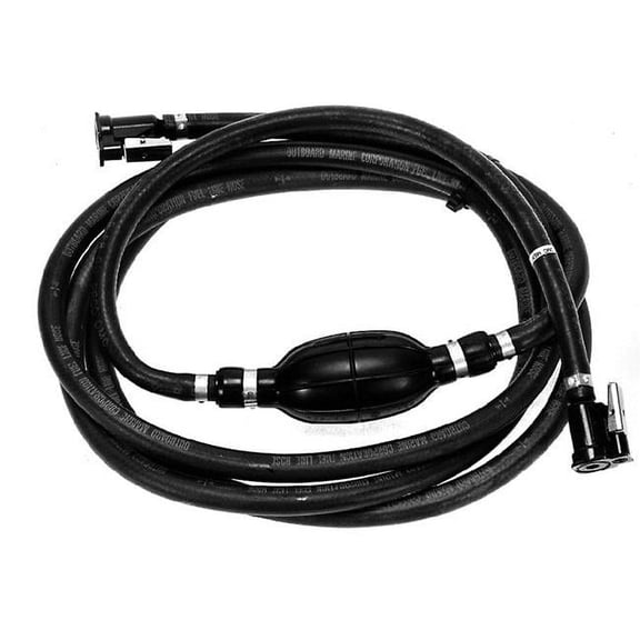 Johnson Evinrude/OMC OEM 3/8"x10ft Fuel Hose Gas Line & Primer Bulb, 5008589