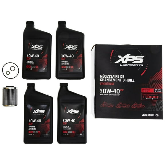 BRP 779255 Can-Am XPS 0W-40SAE Full Synthetic Oil Change Kit OEM Ski-Doo Rotax 1200 4-TEC