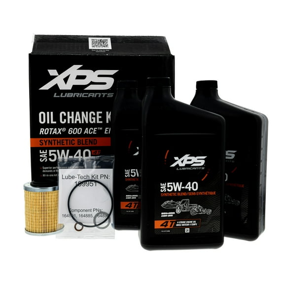 Can-Am 9779298 BRP  4T 5W-40 Synthetic Blend XPS Oil Change Kit Rotax 500cc Twin