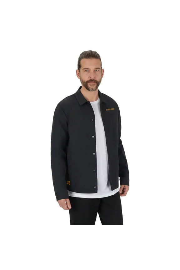 Can-Am Mens Coaches Jacket Wind Resistant Water Repellant Nylon Black - XX-Large 4547851490