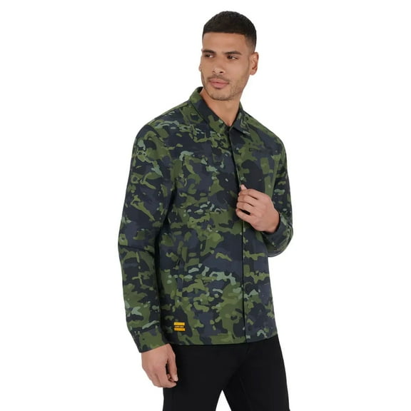 BRP Can-Am Mens Coaches Jacket Wind Resistant Water Repellant Nylon Camo - Large 4547850937