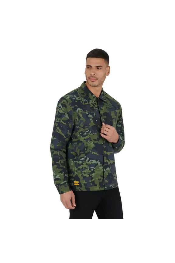 Can-Am Mens Coaches Jacket Wind Resistant Water Repellant Nylon Camo - Large 4547850937
