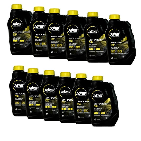 BRP Ski-Doo Can-Am Sea-Doo OEM XPS 2-Stroke Synthetic Oil 1QT, QTY 12, 9779126