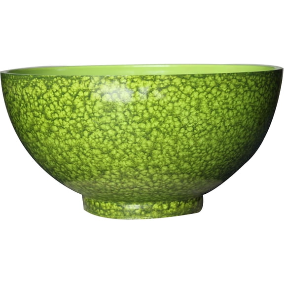 BRR13-214 Bowl Bubbled Green Planter, 13"
