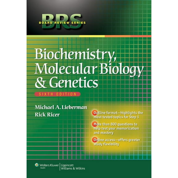 Pre-Owned Biochemistry, Molecular Biology, and Genetics