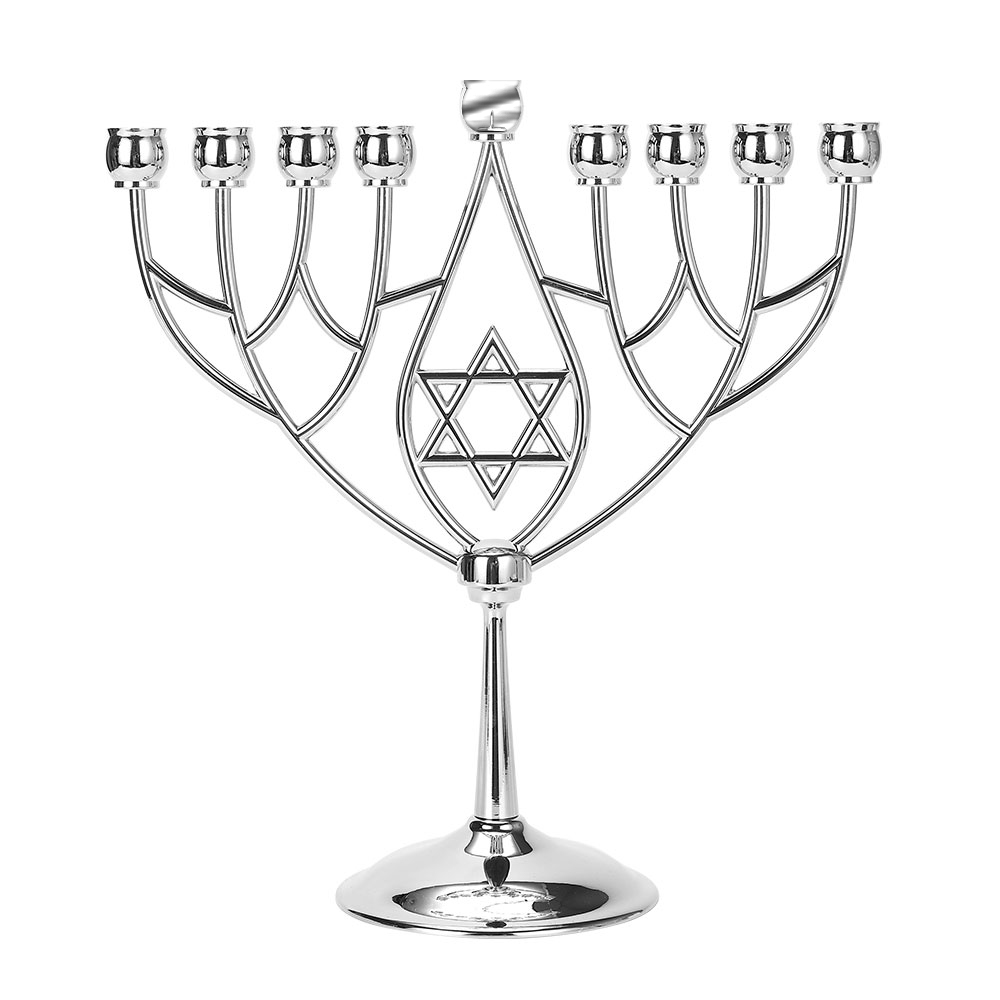 BRTAGG Hanukkah Menorah Upgrade Cups with Builtin Pins, Star of David