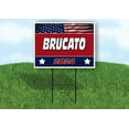 thumbnail image 1 of BRUCATO FLAG RED 2024 18inx24in Yard Road Sign w/ Stand, 1 of 4