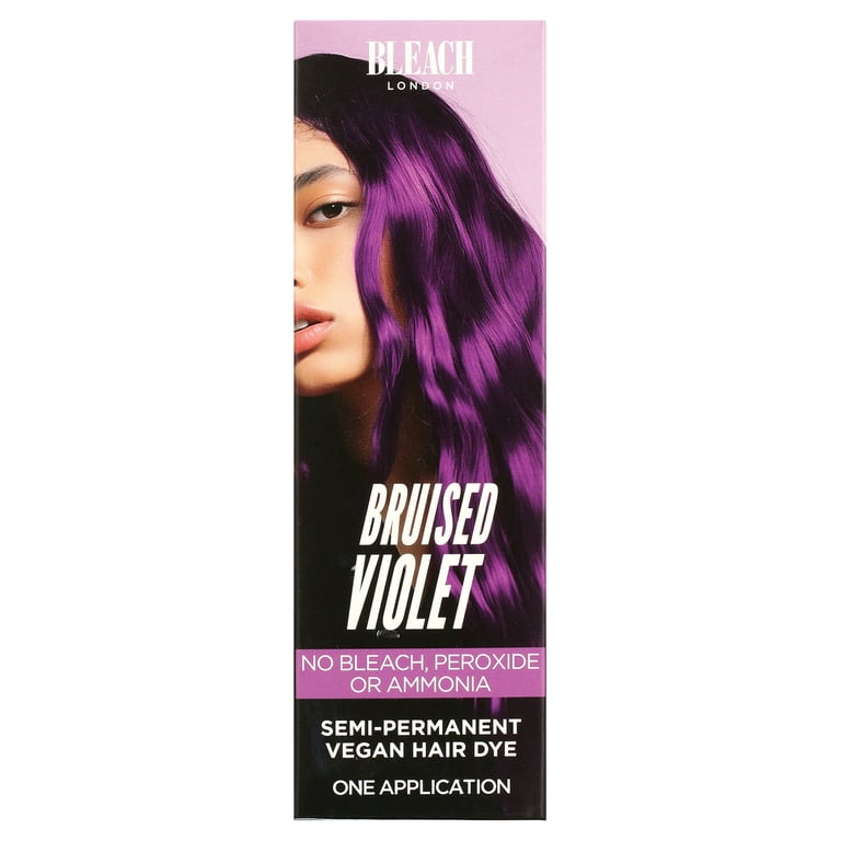 Bleach London Semi Permanent Hair Color, Bruised Violet - Walmart.com