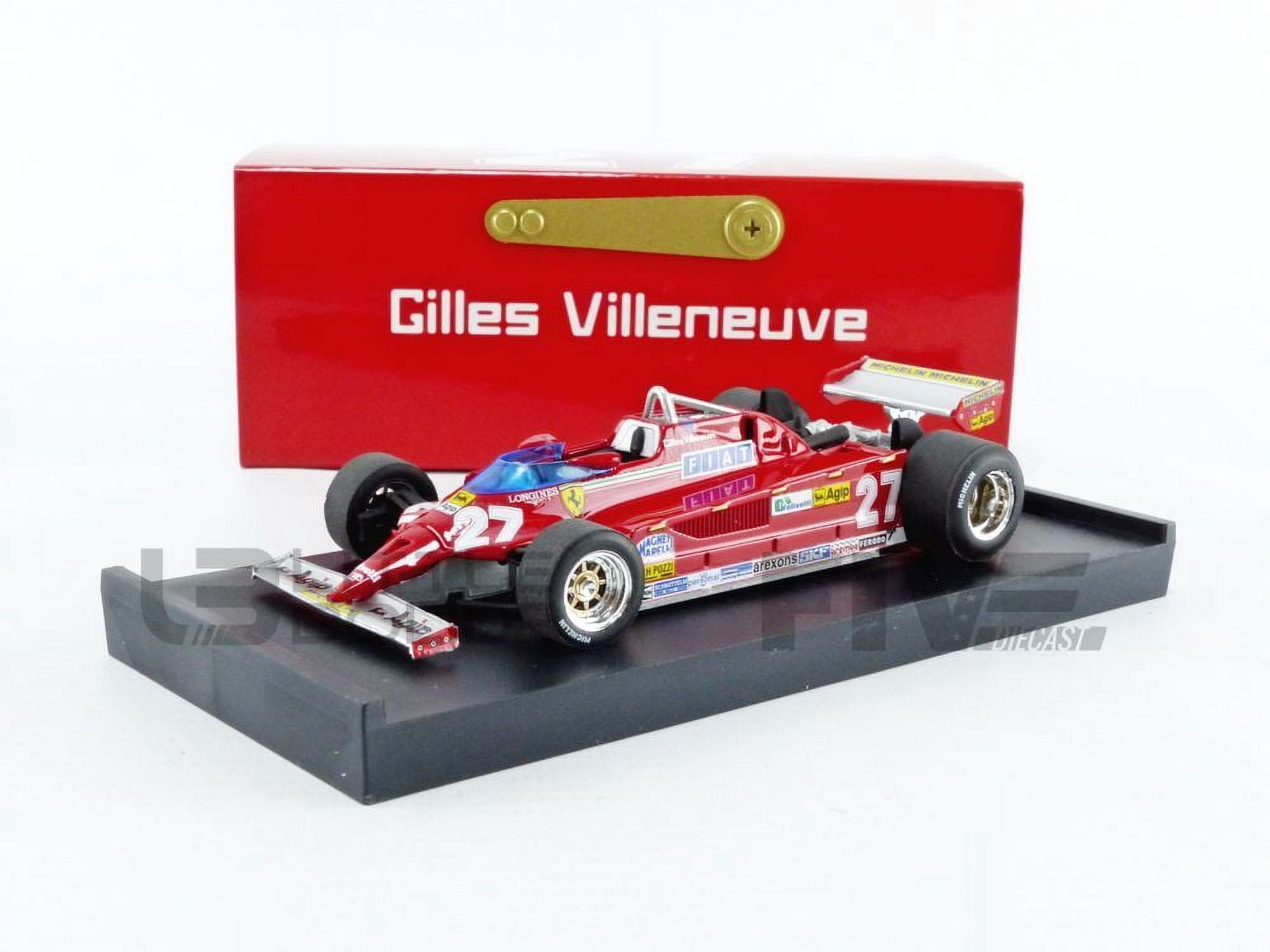 Voiture Miniature de Collection BRUMM 1-43 - FERRARI 126 CK - Aeroporto