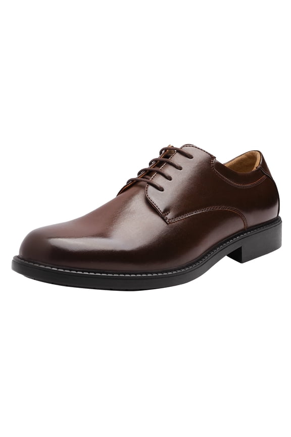 Men's Dress Oxford Shoes Classic Lace Up Formal Shoes Wide Width