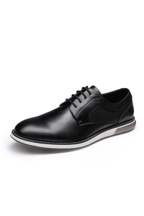 Men's Plain Toe Oxford Shoes Business Formal Derby Dress Sneakers