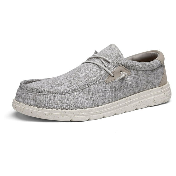 BRUNO MARC Mens Slip On Loafers Lightweight Casual Boat Shoes Comfort Walking Shoes BEIGE Size 6.5