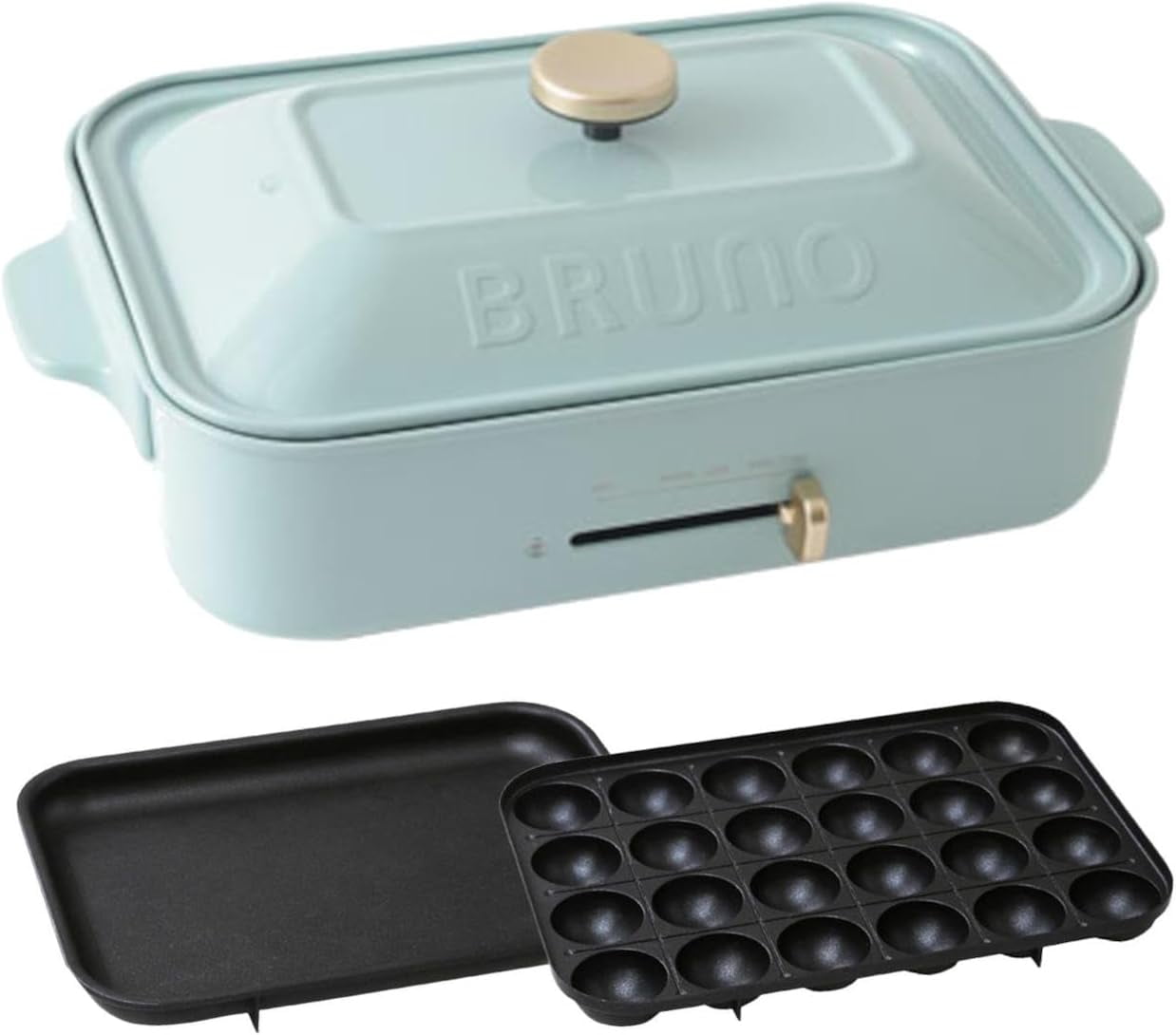BRUNO compact hot plate BOE021-BGY Blue-gray (Japan Domestic