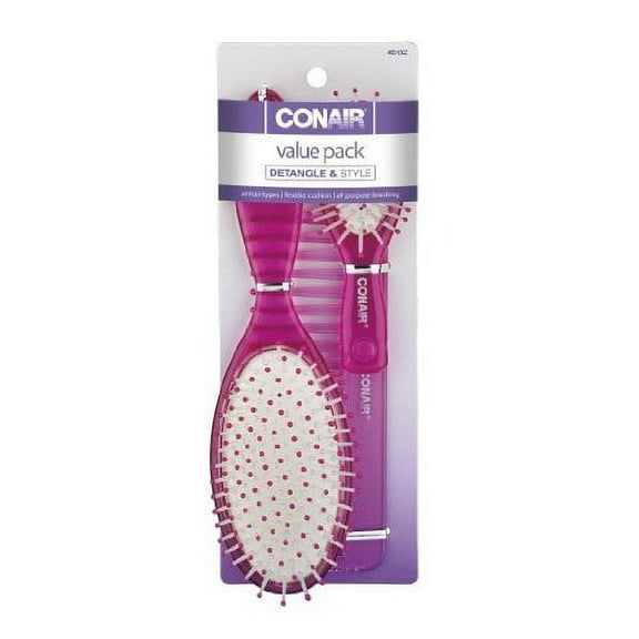 Conair Translucent Hair Brush, colors may vary