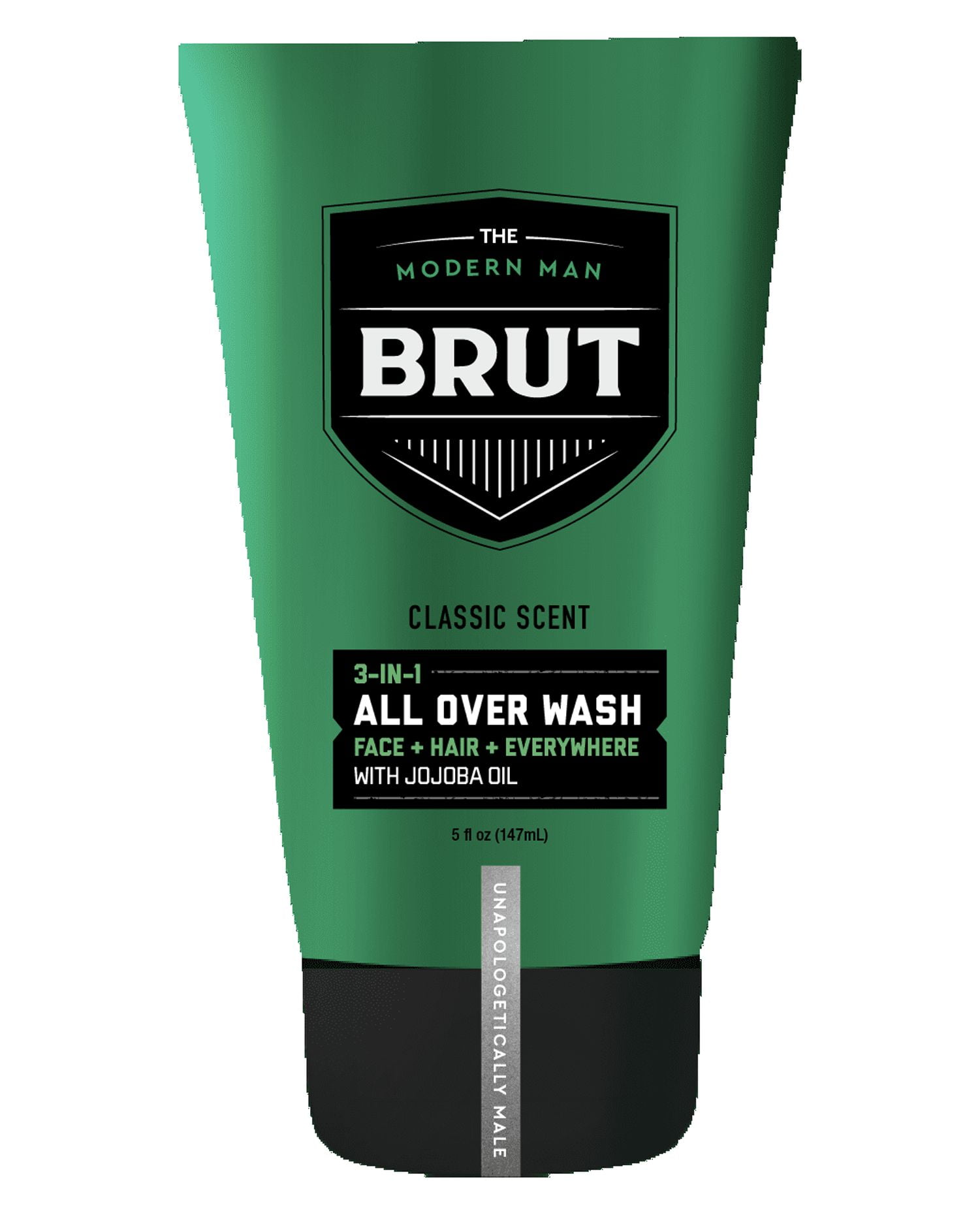 BRUT 3in1 Face + Hair + Everywhere Wash 5OZ
