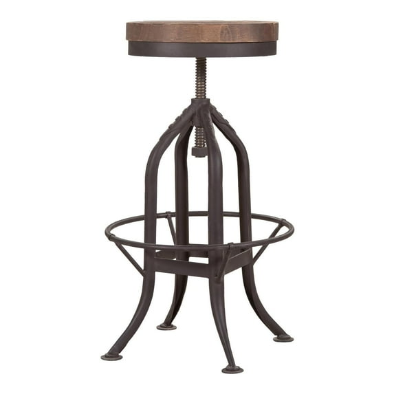 Brut Barstool-Color:Natural,Style:Industrial