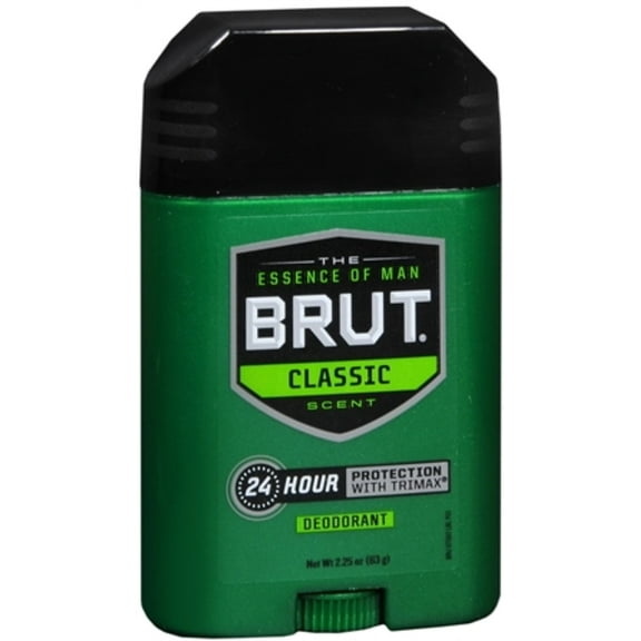 BRUT Deodorant Stick Brut Oval Solid Signature Scent 2.25 oz (Pack of 6)