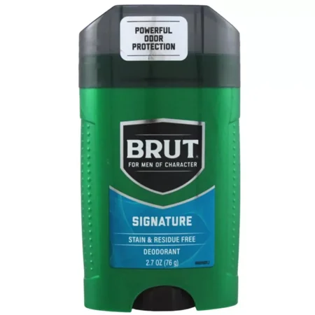 Brut Signature Deodorant Stick for Men, Stain and Residue Free, Powerful Odor Protection, 2.7 oz