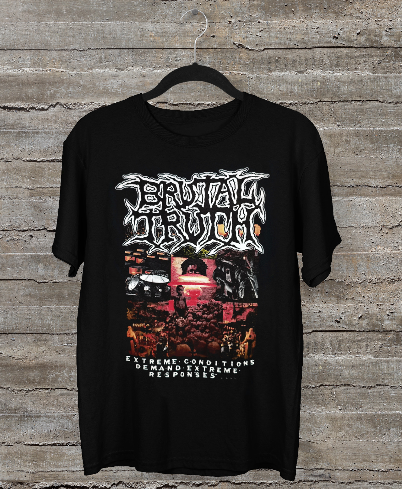 Brutal truth t shirt hot sale