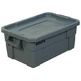 thumbnail image 1 of BRUTE Tote with Lid 14 gal 27.5" x 16.75" x 10.75" Gray FG9S3000GRAY, 1 of 3