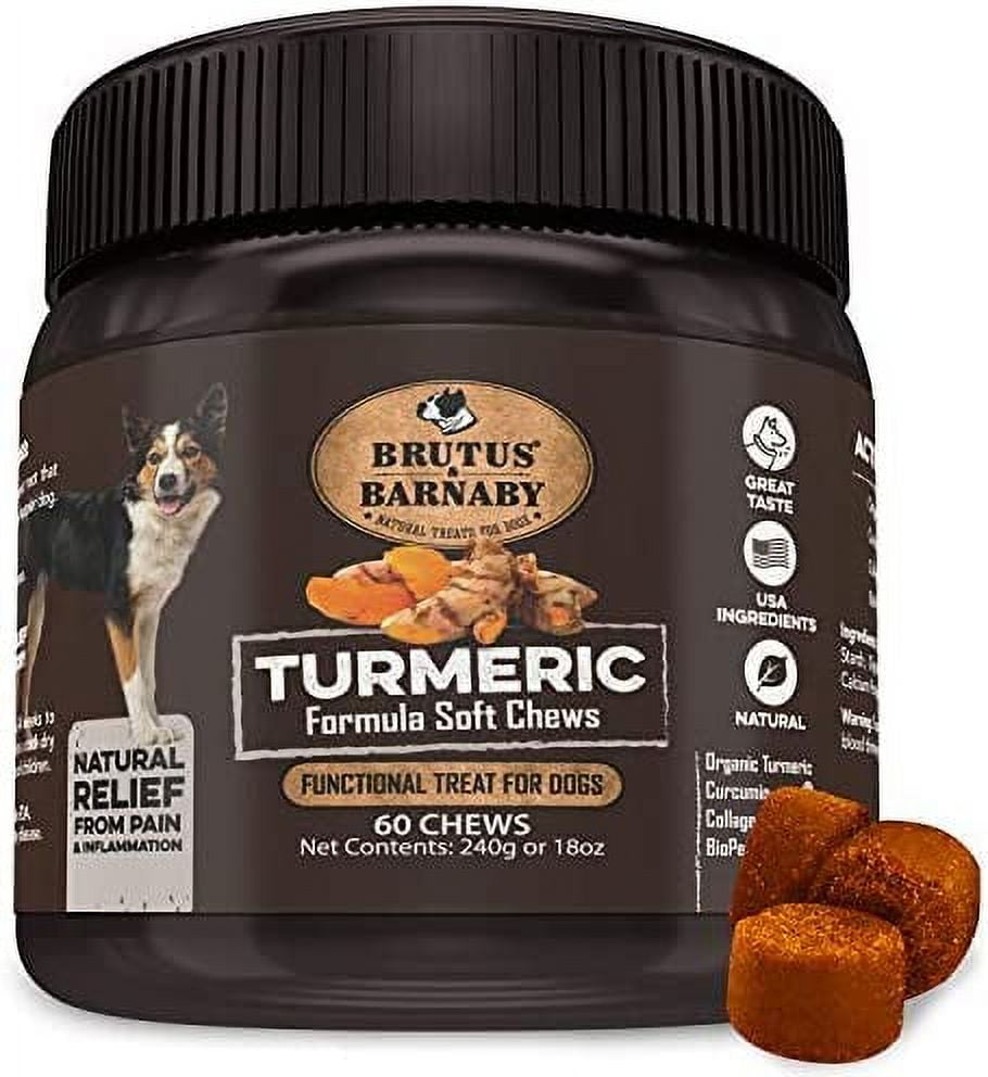 BRUTUS & BARNABY Turmeric for Dogs Organic Turmeric with Curcumin