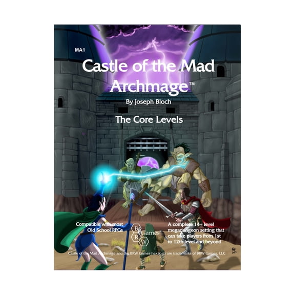 BRW Games Castle of the Mad Archmage - The Core Levels New