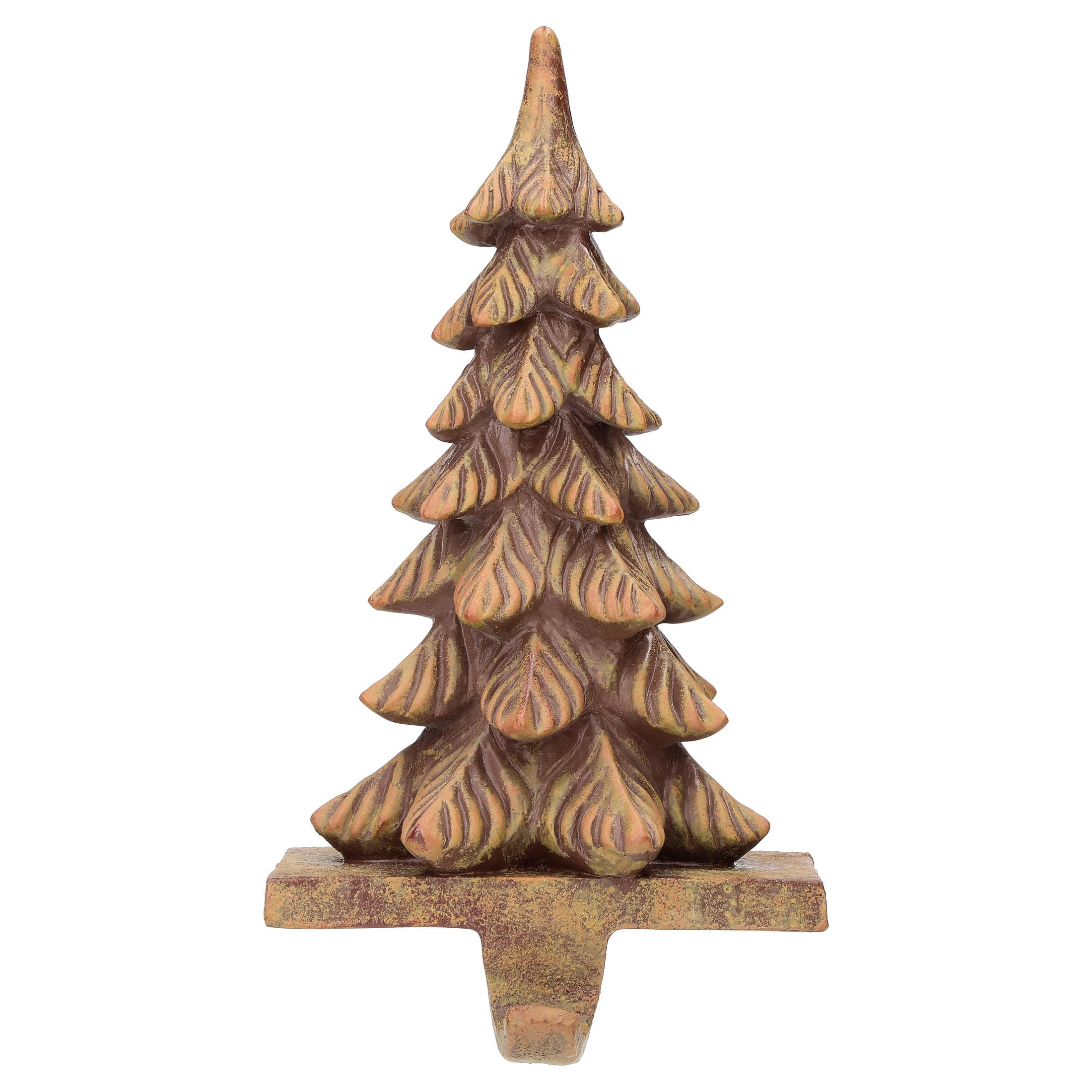 Brown Tree Christmas Stocking Holder, 8.5", by Holiday Time