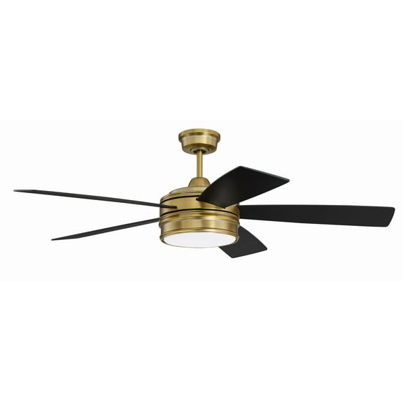 BRX52SB5 Craftmade Lighting Braxton - 52 Inch Ceiling Fan with Light Kit