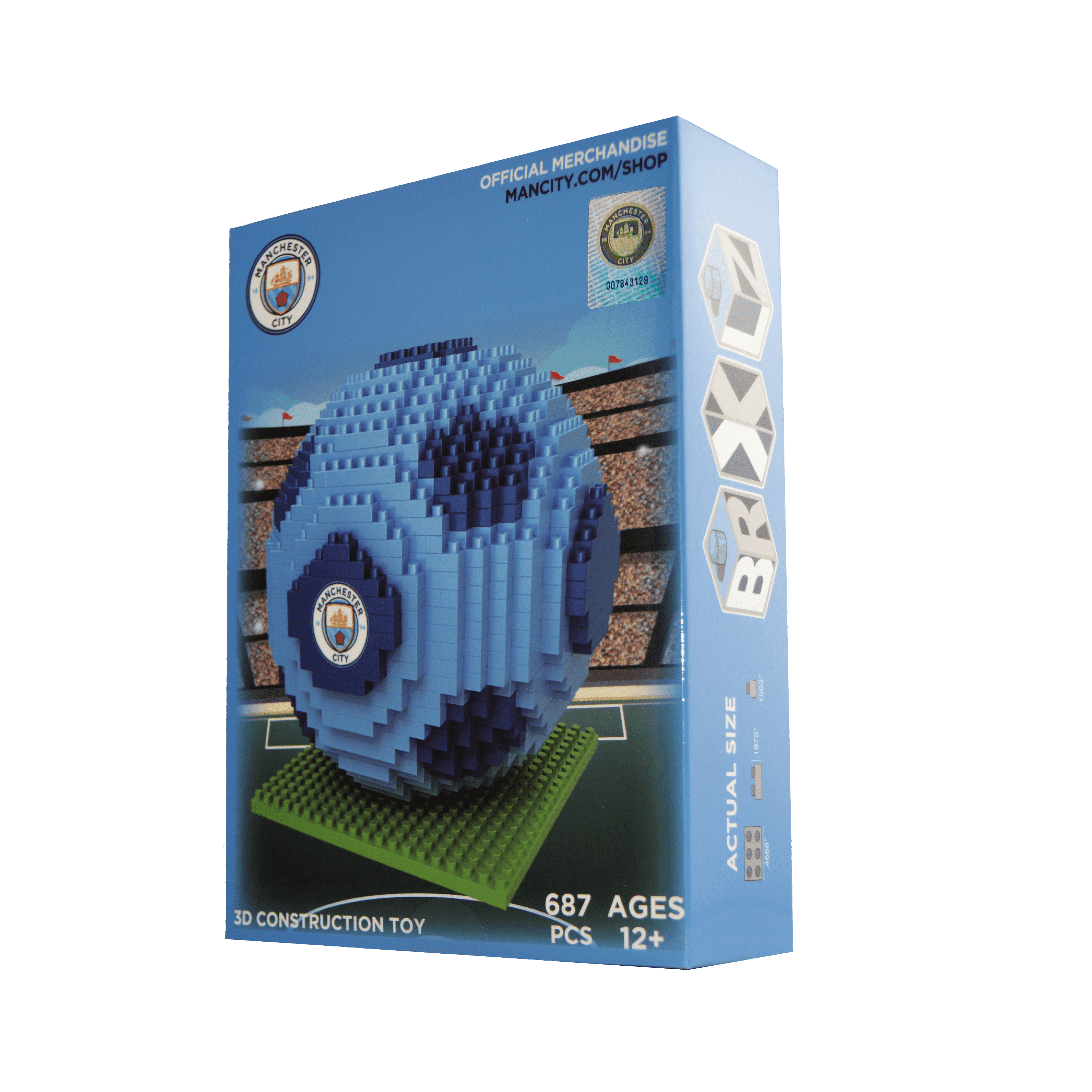 BRXLZ 4" Ball Manchester City
