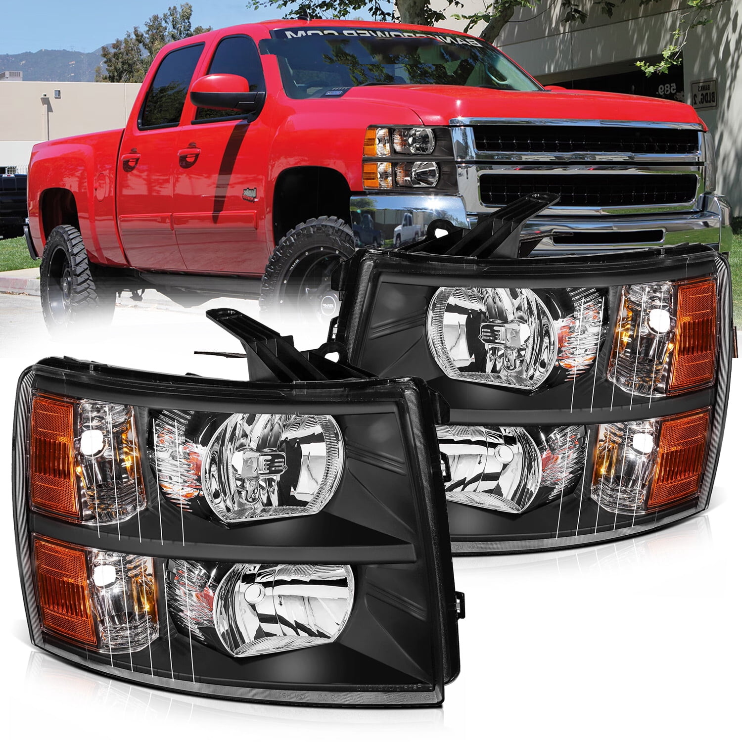 Headlights For 2007 Chevy Silverado