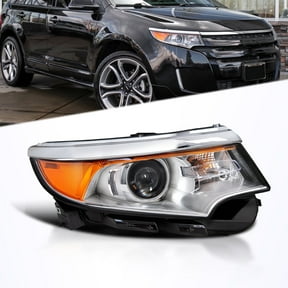 BRYGHT-for 2011 2012 2013 2014 Ford Edge Halogen Chrome Right Headlight Lamp Pair