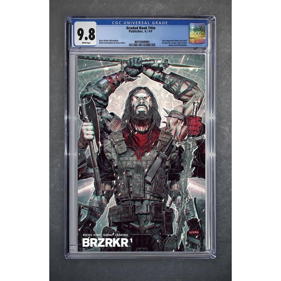 BRZRKR #1 CGC Universal Series 9.8 John Giang Variant A Trade LTD 500