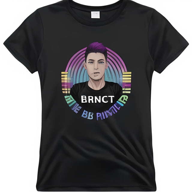 BRauto Male Rainbow Colors TShirt Design Bientes Jessie Circle Logo