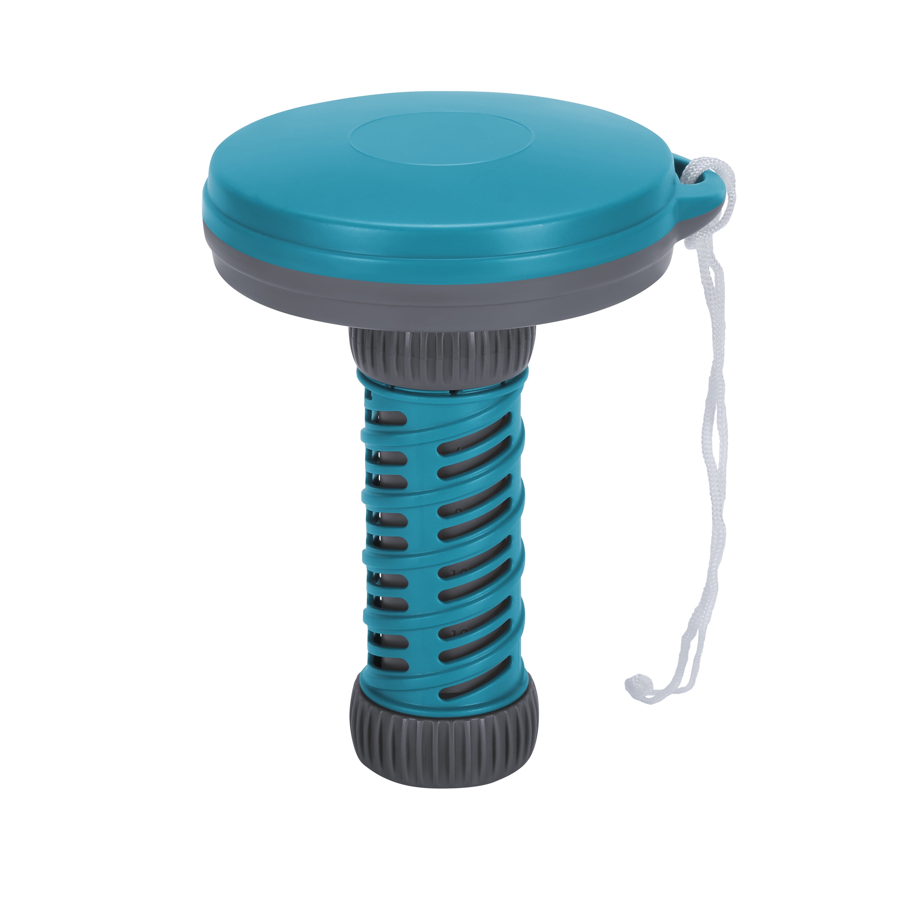 Bluescape Tablet Dispenser for Small Pools, Spas & Hot Tubs, ABS Teal & Gray, Fits 1 in Tablets, 5.6 in x 5.6 in x 8 in, 1 Pack
