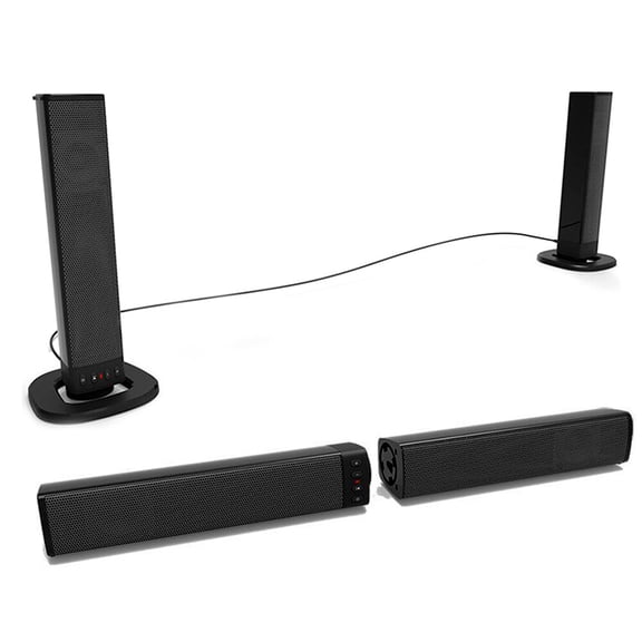 BS-36 BT Wireless Speaker Soundbar IPX4 Waterproof 2000mAh Rechargeable Battery Support TF USB AUX RCA Player FM MP3 HiFi Stereo Speaker Audio Sound Deep Bass Wireless Device For Home Outdoor