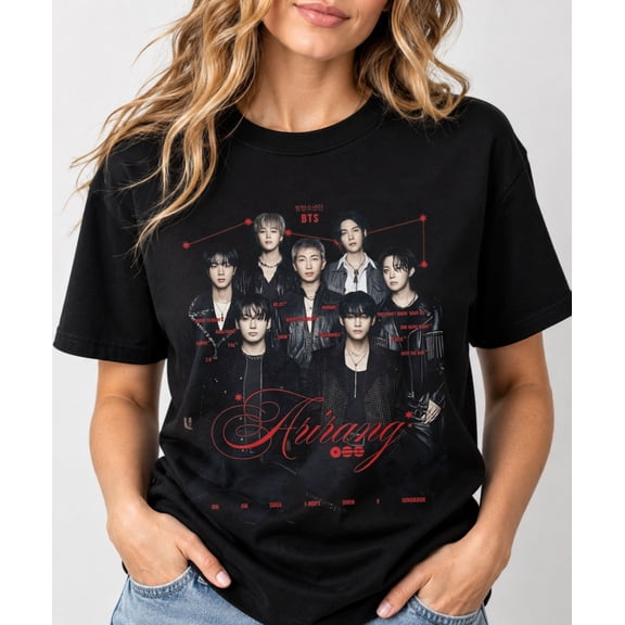 BS Arirng Graphic T-Shirt | K-Pop Band Merch | ARM Fan Apparel