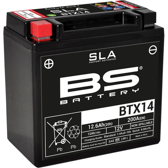 BS Battery BTX14 Battery