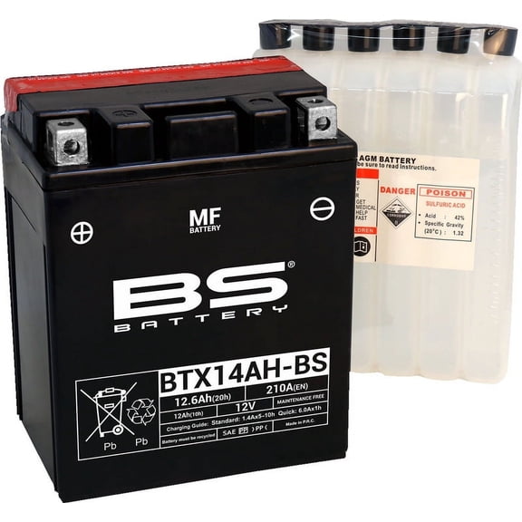 BS Battery BTX14AH-BS Battery