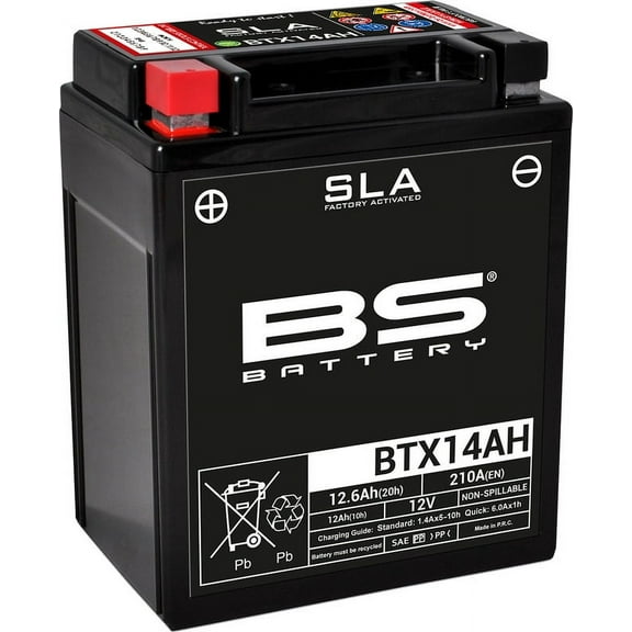 BS Battery BTX14AH Battery