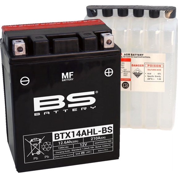 BS Battery BTX14AHL-BS Battery