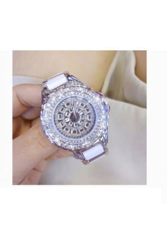 BS Brand New Watch Chain Watch Full Diamond Brand Women's Watch Quartz Watch Popular Fashion