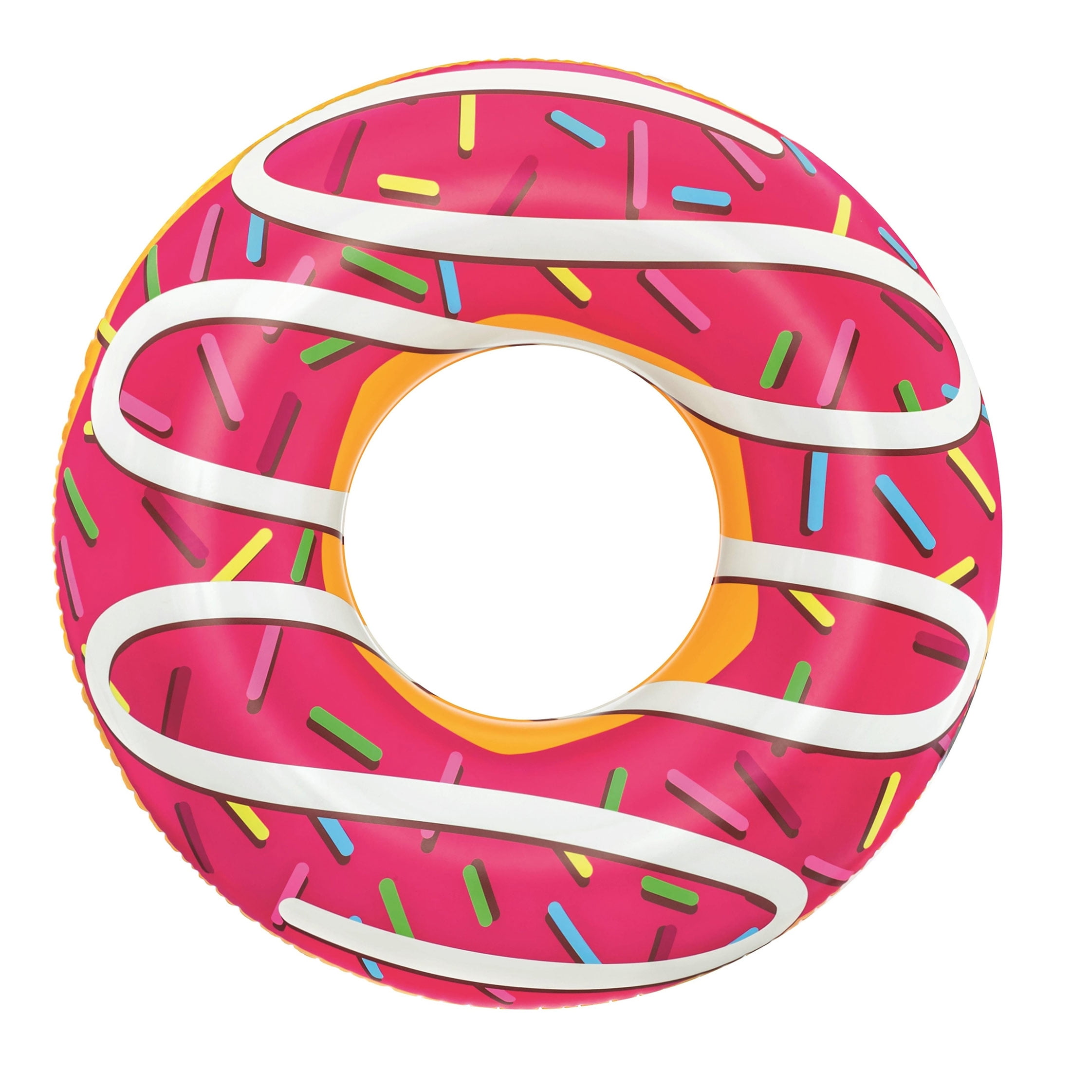 Bluescape 45" Multicolor Donut Pool Ring Float, Kids and Adults